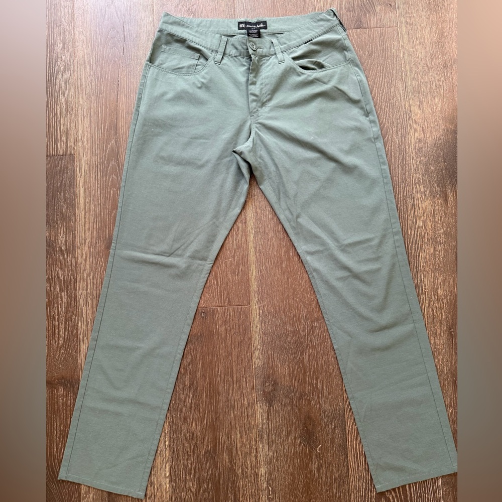 Travis Mathew Light Olive Green Chino Pants